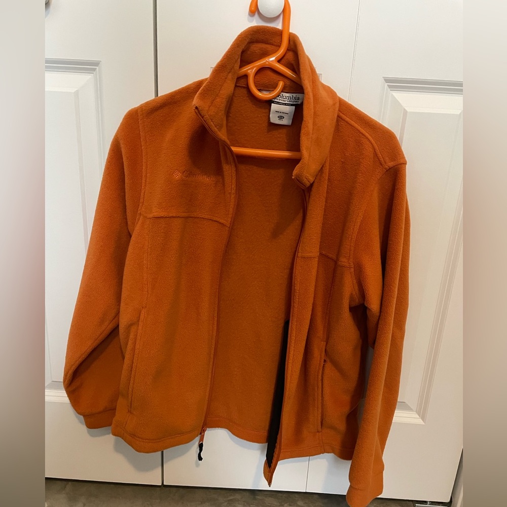 Columbia Orange Fleece Youth Jacket